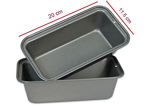 Product Cover Royals Medium Non Stick Carbon Steel Baking Tray, Loaf pan, Bread Mould- 20 cm (Pack of 1)
