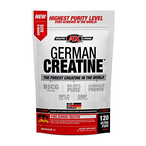 Product Cover German Creatine | 120 servings (600g) Creapure | Pure german creatine monohydrate from Creapure | Safest and Purest Creatine
