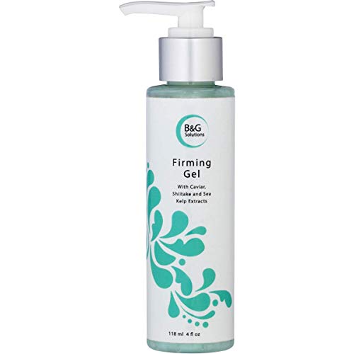Product Cover Firming Gel, Skin Tightening Firming Gel By Begamart - Firmer And Tighter Skin, Combats Accelerated Aging Of The Skin, Caviar, Shiitake and Sea Kelp Extracts. Vitamin B5, Marine Collagen, Aloe
