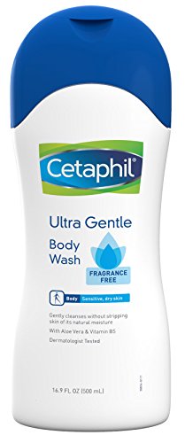 Product Cover Cetaphil Ultra Gentle Body Wash, Fragrance Free, 16.9 Fl Oz (Pack of 3)