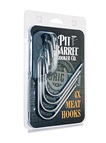 Product Cover Pit Barrrel Cooker Stainless Steel Meat Hooks (set of 4)