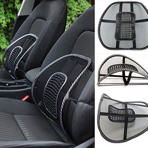 Product Cover JM SELLER Car Seat Chair Massage Back Lumbar Support Mesh Ventilate Cushion Pad (Set of 2)