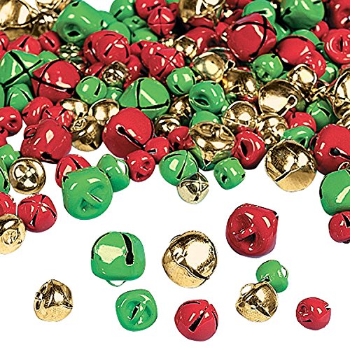 Product Cover Fun Express Christmas Jingle Bells | 2-Pack | 400 Total Count | Great for Christmas Parties, Holiday Celebrations, and Yuletide-Embellishments