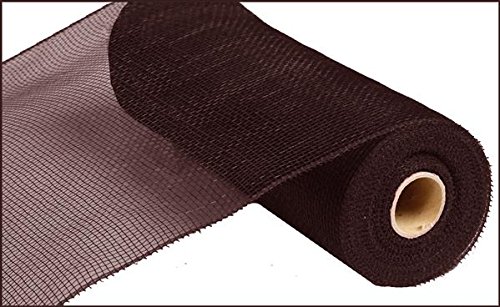 Product Cover 10 inch x 30 feet Deco Poly Mesh Ribbon - Value Mesh (Chocolate)