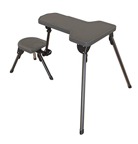Product Cover Caldwell Stable Table Lite Ambidextrous Fully Collapsible Rotating All-Weather Shooting Rest for Outdoor, Range, Shooting and Cleaning