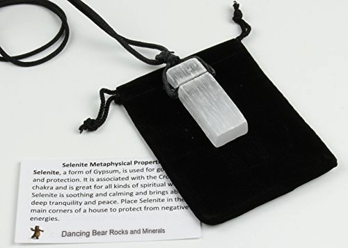 Product Cover Dancing Bear Selenite Crystal Pendant Necklace, 24