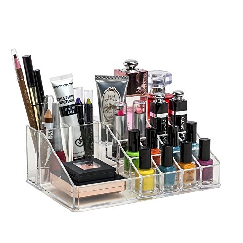 Product Cover Ontime 16 Sections Acrylic Makeup Organizer(Crystal, 22x13x8cm)