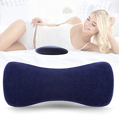 Product Cover Memory Foam Sleeping Pillow for Lower Back Pain Multifunctional Soft Lumbar Support Cushion for Hip Sciatica Pregnancy and Joint Pain Relief Orthopedic Waist Pillow Side Sleeper Bed Pillow