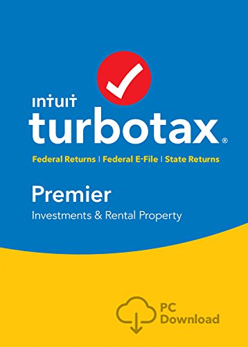 Product Cover TurboTax Premier Tax Software 2017 Fed + Efile + State  PC Download [Amazon Exclusive]