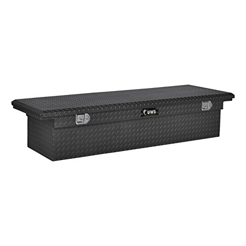 Product Cover UWS EC10473 69-Inch Matte Black Heavy-Wall Aluminum Truck Tool Box with Low Profile, RigidCore Lid