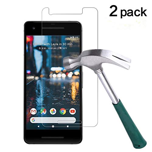 Product Cover Google Pixel 2 Screen Protector,[2-Pack] TANTEK [Case Friendly] Pixel 2 Anti Scratch,Bubble Free, HD Ultra Clear,Premium Tempered Glass Screen Protector for Pixel 2 (2017)