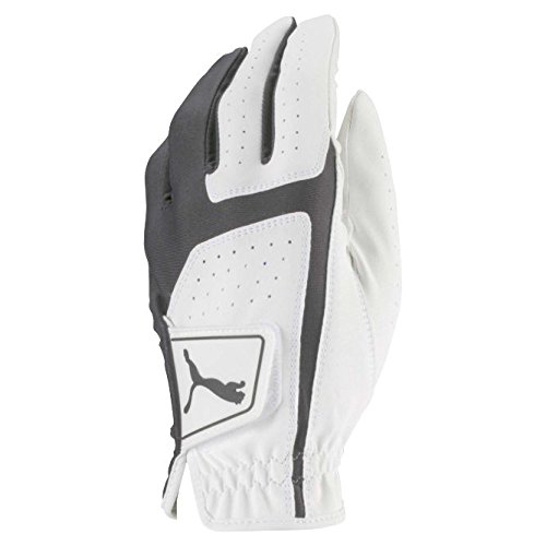 Product Cover Puma Golf 2018 Men's Flexlite Golf Glove (Bright White-Quiet Shade, Large, Left Hand)