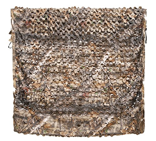 Product Cover Auscamotek Durable Camo Netting Camouflage Net Blinds Material for Ground Portable Blind Streestand Hunting Umbrella Chair - Brown 5x20 Feet