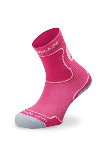 Product Cover Rollerblade Performance Kids Socks, Inline Skating, Multi Sport, Fuschia and Pink