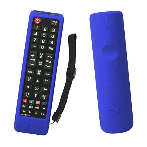 Product Cover Samsung TV Remote Case SIKAI Shockproof Silicone Cover for Samsung BN59-01315A BN59-01199F AA59-00666A AA59-00741A BN59-01301A Remote Skin-Friendly Washable Anti-Lost with Remote Loop (Blue)