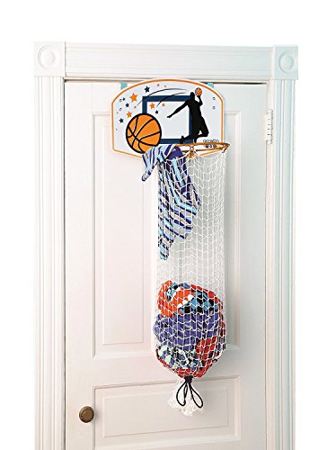 Product Cover Taylor Toy Basketball Hoop Hamper - Laundry Basket for Kids - Hanging Hamper