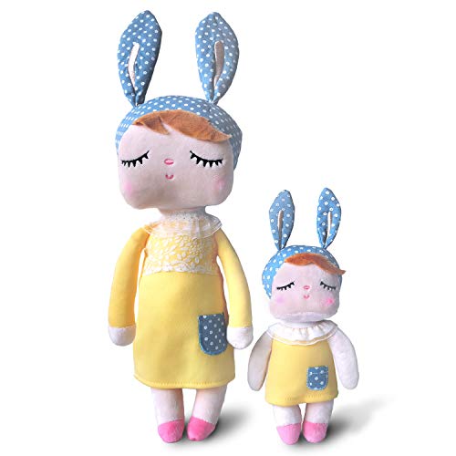 Product Cover MeToo Doll Plush Toys for Baby Girl Soft Stuffed Animal Doll Bunny for Kids Toddlers
