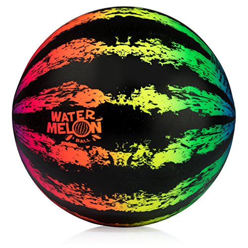 Product Cover Watermelon Ball JR - Pool Toy for Underwater Games - Durable Ball for Pool Football, Basketball & Rugby - Perfect for Water Parties - Fun for Adults & Kids Alike - Fillable Pool Ball - Ages 6+