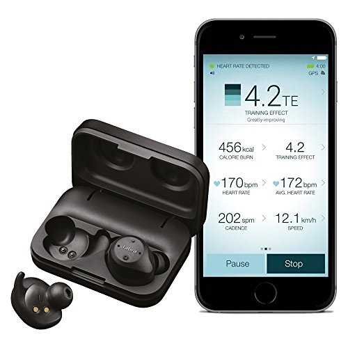 Product Cover Jabra Elite Sport True Wireless Waterproof Fitness & Running Earbuds with Heart Rate and Activity Tracker-Advanced Wireless connectivity and Charging case-4.5 Hour (Renewed)