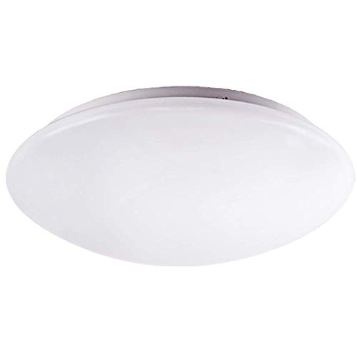 Product Cover OSTWIN 11 LED Light Fixture-Ceiling Lights for Kitchen Closet Hallway Bathroom Bedroom-Dimmable-Easy Install-16 W (75W Equivalent)-1490 Lm-5000K (Daylight)-Acrylic White Shade-ETL&Energy Star Listed