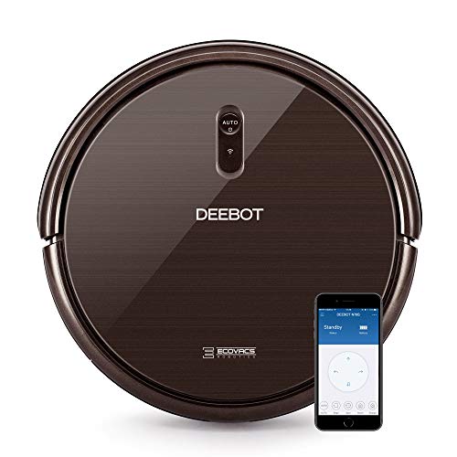 Product Cover ECOVACS DEEBOT N79S Robot Vacuum Cleaner with Max Power Suction, Works with Alexa, App Controls, Self-Charging, Quiet, for Hard Floors & Carpets