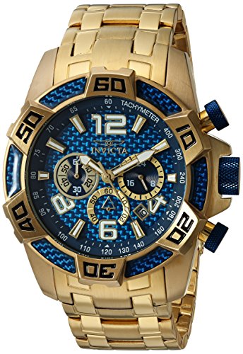 Product Cover Invicta Men's Pro Diver Quartz Diving Watch with Stainless-Steel Strap, Gold, 26 (Model: 25852)