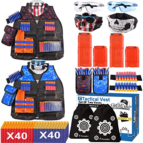 Product Cover POKONBOY 2 Sets Tactical Vest Kits Compatible with Nerf Guns N-Strike Elite Series