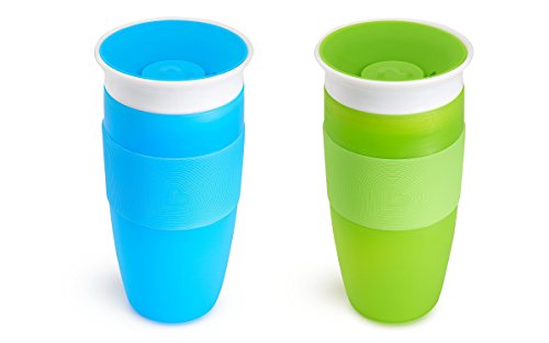 Product Cover Munchkin 14 oz Miracle 360° Sippy Cup -2 Pack- Blue/Green