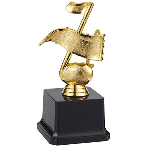 Product Cover Juvale Music Award Trophy - Gold Trophy for Concerts, Competitions, Parties, 3 x 6.5 x 3 Inches