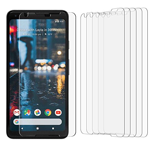 Product Cover Google Pixel 2 XL Screen Protector Film, [5 Pack] High Definition Screen Protector for Google Pixel 2 XL [Not Glass]