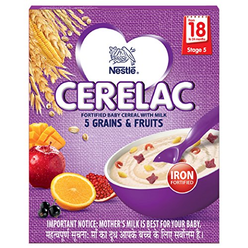 Product Cover Nestlé Cerelac Infant Cereal Stage 5 - 300 g (5 Grains and Fruits) (Pack of 2)