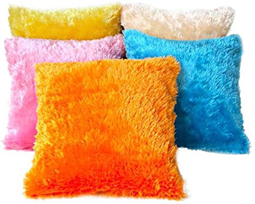 Product Cover Gurnoor Multicolor Baby Fur Cushion Cover 16