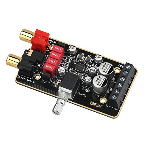 Product Cover 12V Amplifier Board, DROK 15W+15W 2.0 Dual Channel Audio Amplifier Board PAM8620 DC 8-26V 24V Digital Stereo Amp Module Class D Mini Power Amplify Circuit for Sound System Speaker DIY