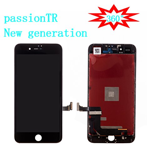 Product Cover passionTR for Black iPhone 8 Plus 5.5 Inch LCD Screen Replacement 360 Degrees All Angles Under Sunglasses 2nd Generation Digitizer Frame Assembly Full Set Touch Screen Display