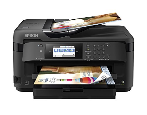 Product Cover Workforce WF-7710 Wireless Wide-Format Color Inkjet Printer with Copy, Scan, Fax, Wi-Fi Direct and Ethernet, Amazon Dash Replenishment Enabled