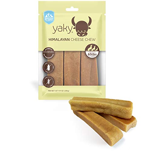 Product Cover Himalayan Yaky Cheese Chew | Natural Yak Cheese Dog Chews | Long Lasting, Stain Free, Protein Rich, Low Odor | Gluten Free-Lactose Free-Grain Free | Mixed | for Dogs 65 Lbs & Smaller