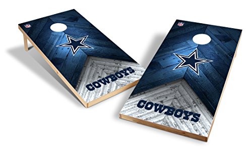 Product Cover Wild Sports Dallas Cowboys NFL Cornhole Outdoor Game Set, 2' x 4' Foot - Tournament Series