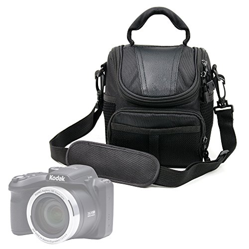 Product Cover DURAGADGET Protective Black Durable Water-Resistant Carry Case - Compatible with The Kodak Pixpro AZ252 | AZ365 | AZ521 | AZ522 | AZ525 | AZ651 | FZ201 | FZ41 | FZ51 | WP1 Sport | AZ401 & Mini Shot |