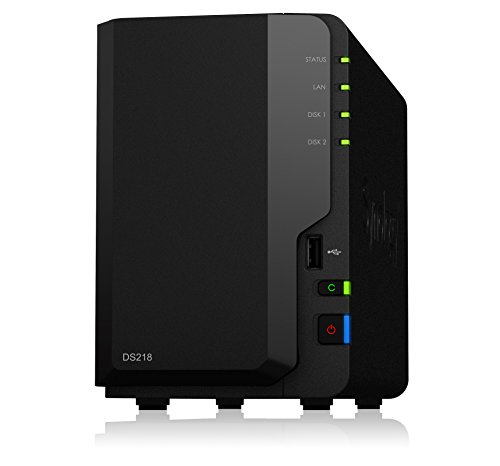 Product Cover Synology 2 bay NAS DiskStation DS218 (Diskless)