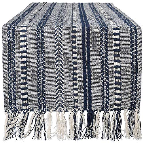 Product Cover DII Braided Cotton Table Runner Perfect for Summer, Holiday Parties and Everyday Use, 15x108