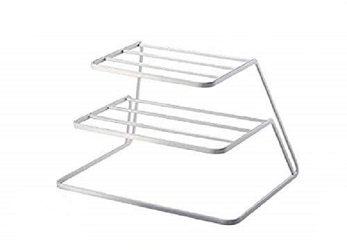 Product Cover NAOE Stainless Steel Plate Stand, White