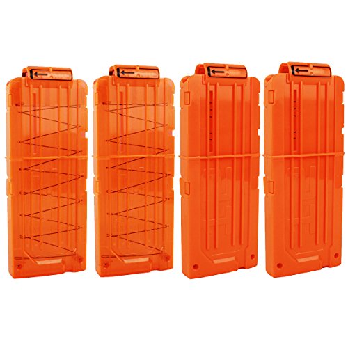 Product Cover OIMIO Bullet Clips, 4 Pack 12 Darts Quick Reload Clips Magazine Clips for Nerf n-Strike Elite Blaster