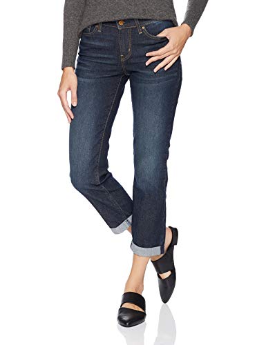 Product Cover Signature by Levi Strauss & Co. Gold Label Women's Mid Rise Slim Boyfriend Jeans, Stormy Sky Canada, 6