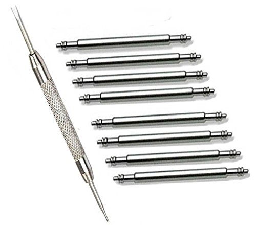 Product Cover Olytop for 22mm Spring Bars Watch Pins Replacement Pins 8 PCS Diameter 1.5mm with Watch Band Remove Tool (22mm)