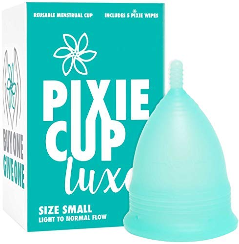 Product Cover Pixie Cup Luxe - Number 1 for Most Active Period Cup - Every Menstrual Cup Purchased One is Given to a Woman in Need! (Small)