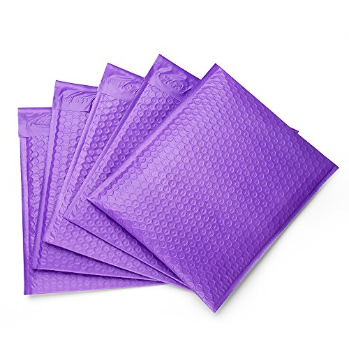 Product Cover Metronic Poly Bubble Mailers #2 8.5x12 Inch Padded Envelopes Self Seal Shipping Envelopes Pack of 25 Purple