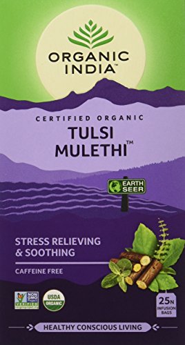 Product Cover Organic India Tulsi Mulethi, 25 Tea Bags