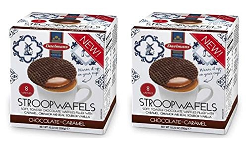 Product Cover Daelman's Chocolate Caramel Stroopwafels 10.23 Ounce Cube (8 Waffles) - Pack of 2