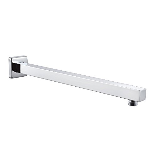 Product Cover ZEYA Stainless Steel Square 450 mm Long Shower Arm for over Head Rain Showers (18 Inch, Chrome)