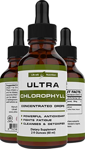 Product Cover Chlorophyll Liquid Drops - Boost Energy, Support and Strengthen Immune System, Natural Deodorant All via All-Natural Chlorophyll via Concentrated Natural Chlorophyll